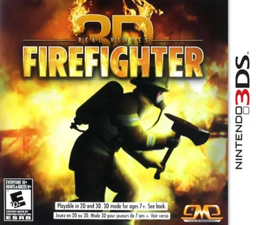 Real Heroes - Firefighter 3D (Usa) box cover front